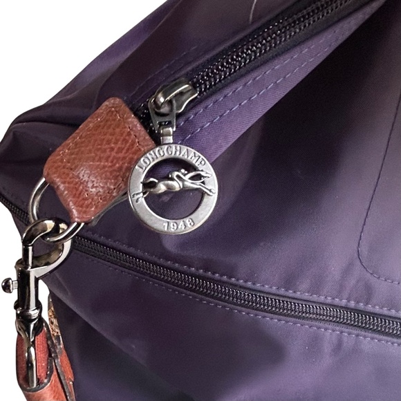 Longchamp Le Pliage Expandable Travel Nylon Crossbody Unisex Weekender Bag - Picture 3 of 12